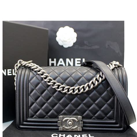 chanel boy bag nera|chanel boys handbags.